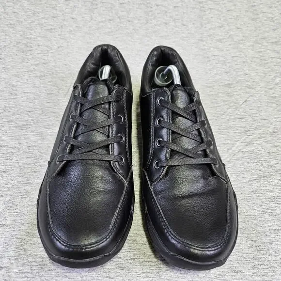 Tempur-Pedic Mens Shaine Leather Sneaker Shoe TP6068 Black Casual Walking 14M